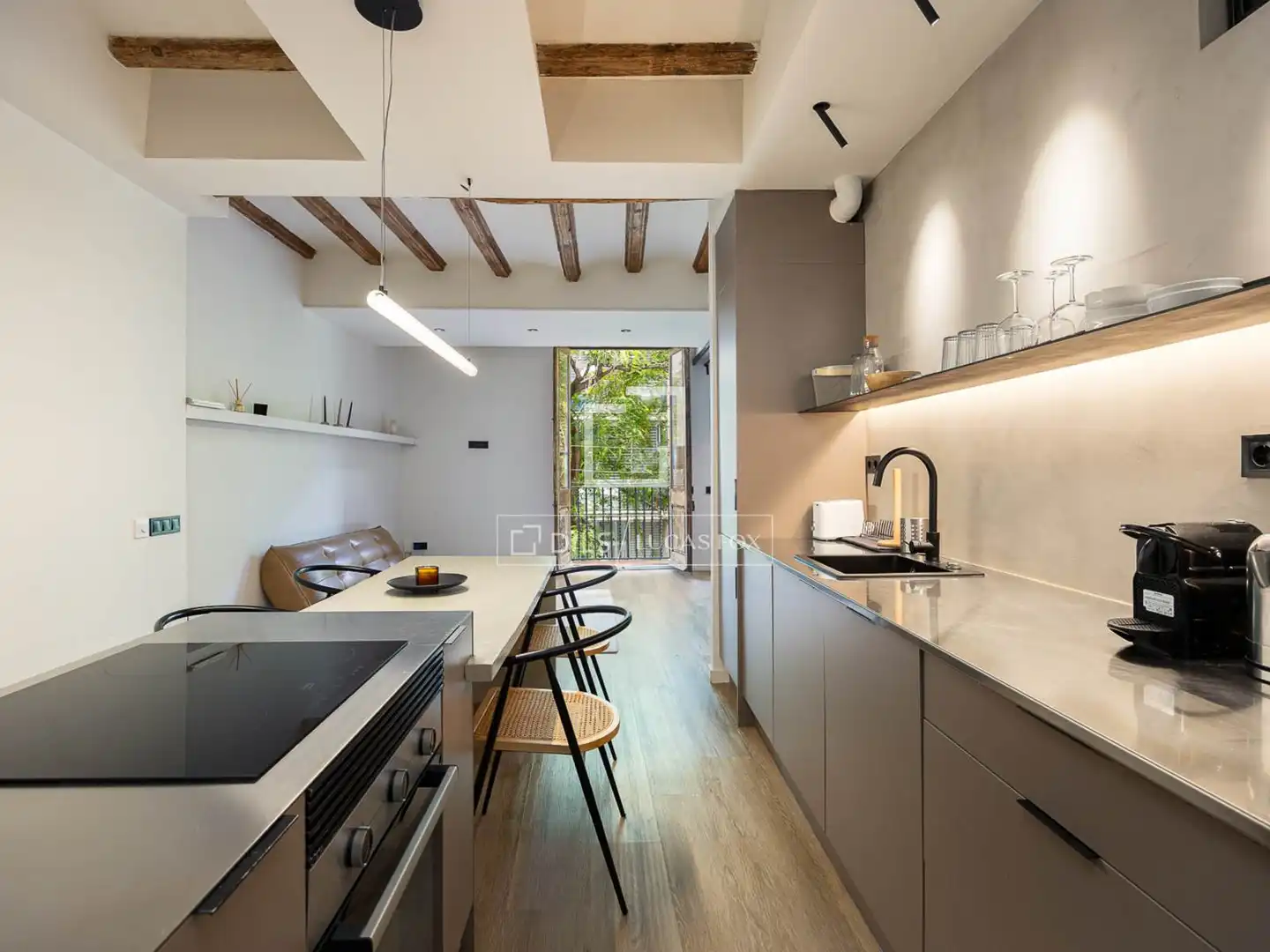 Cocina de Piso en venta en Barcelona con Aire acondicionado, Calefacción y Terraza
