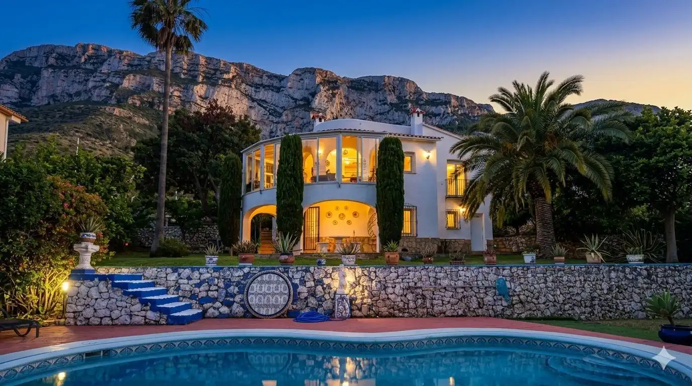 Exterior view of Houses for sale in Dénia  with Air Conditioner, Heating and Private garden