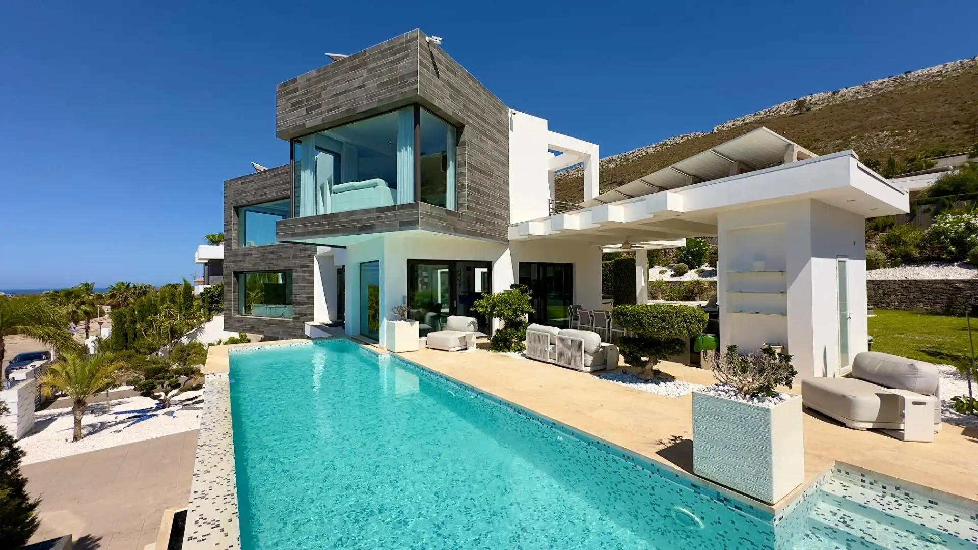 Exterior view of Houses for sale in Jávea / Xàbia  with Air Conditioner, Heating and Private garden