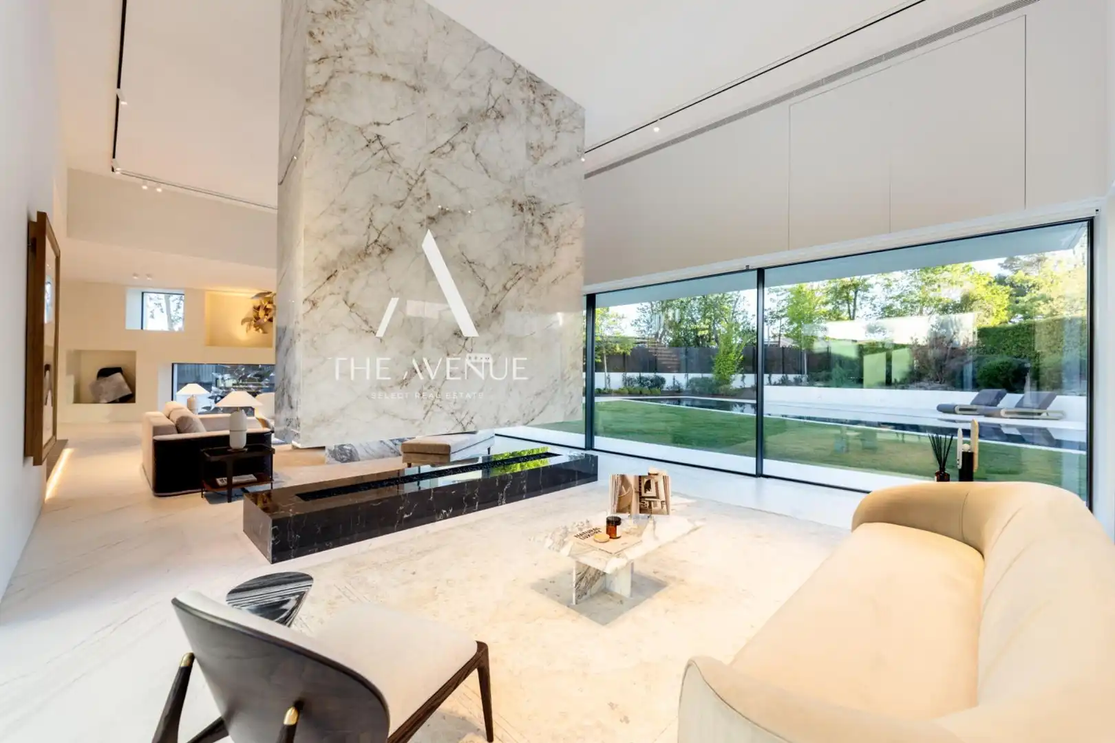 Living room of Houses for sale in Pozuelo de Alarcón  with Heating and Swimming Pool