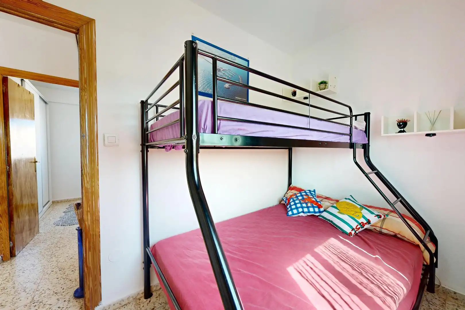 Dormitori de Apartament en venda en Cartagena amb Aire condicionat, Terrassa i Balcó