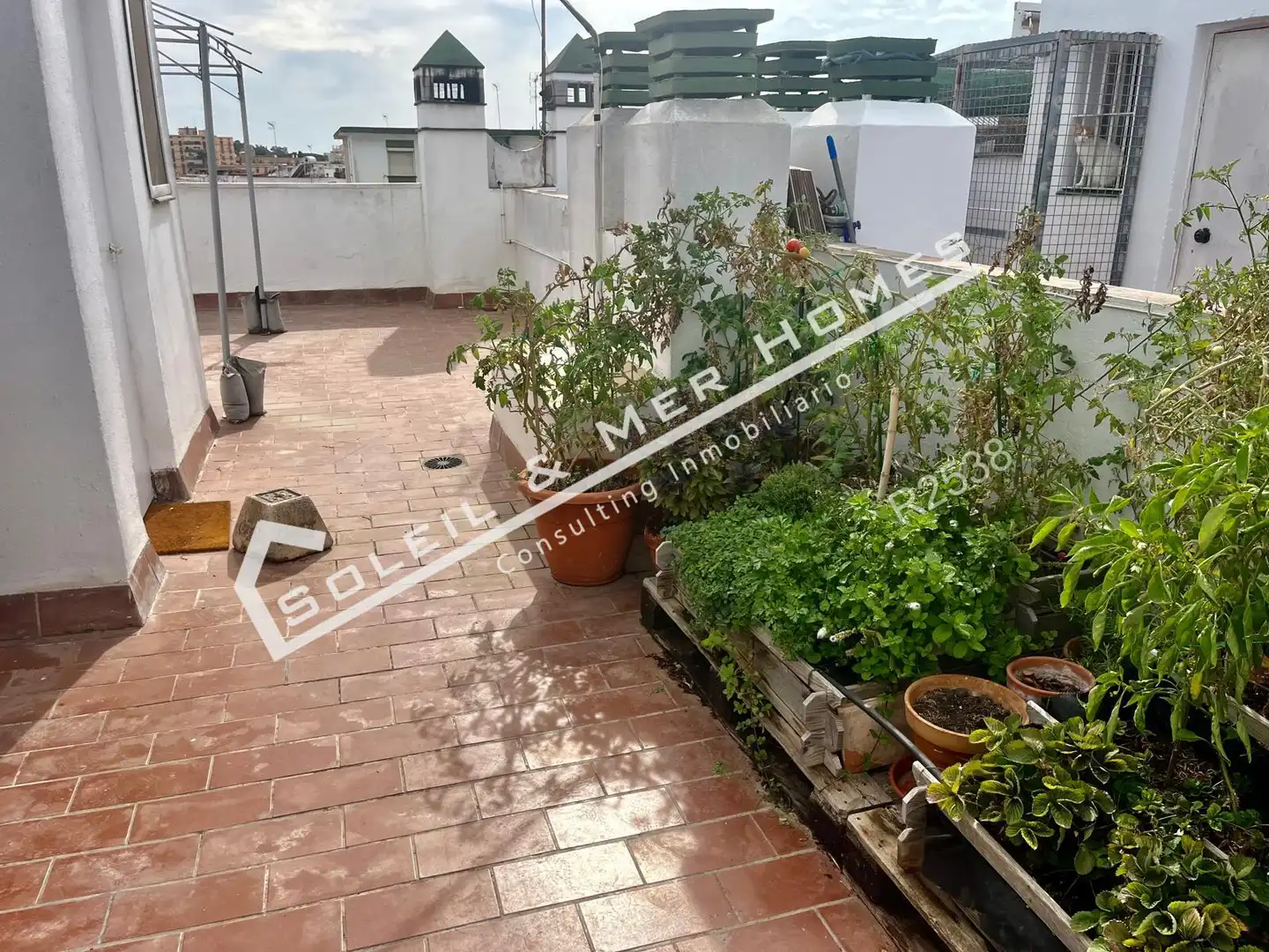Terrasse von Maisonette zur Miete in El Puerto de Santa María mit Möbliert