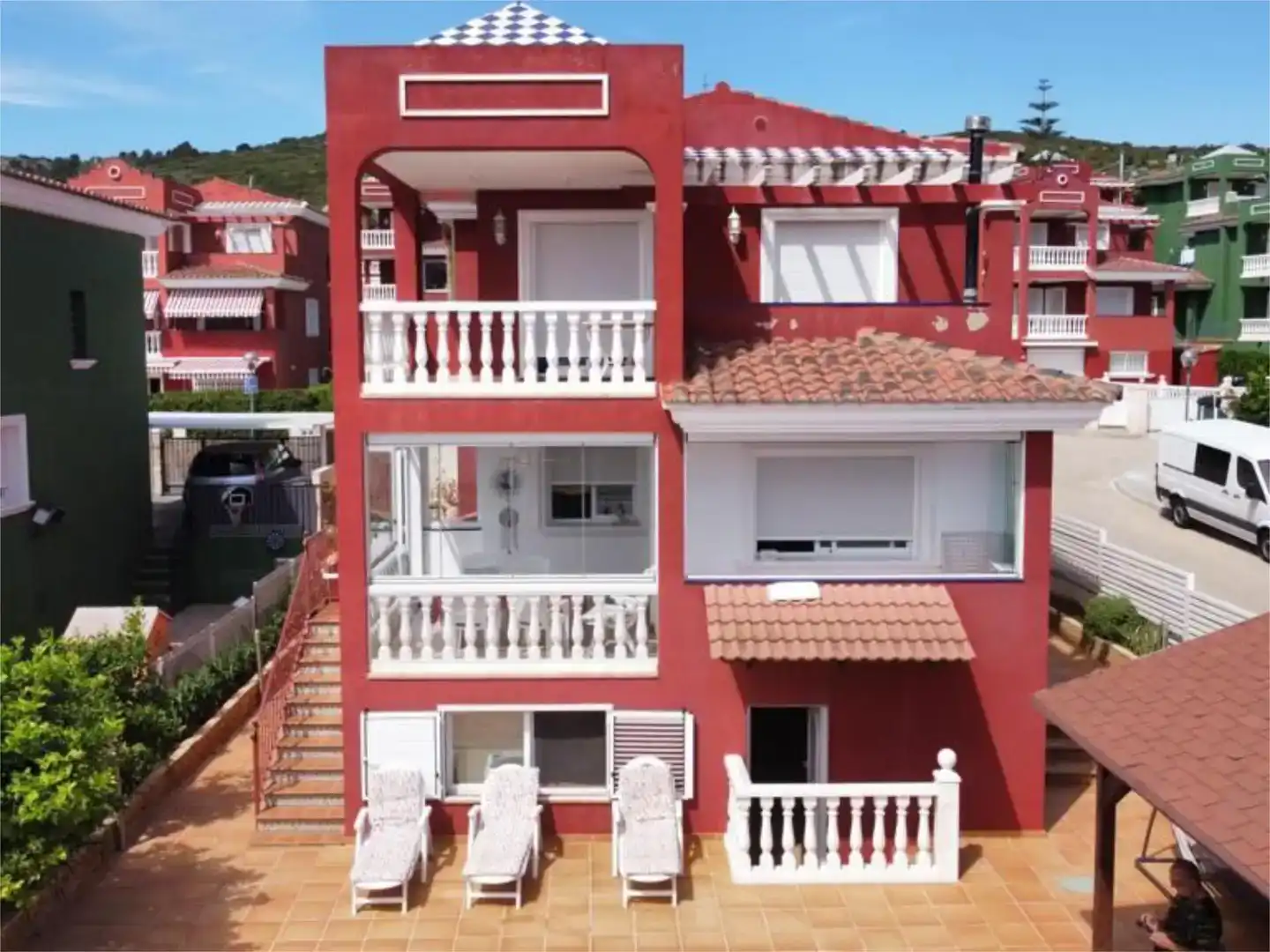 Vista exterior de Casa o xalet en venda en Peñíscola / Peníscola amb Aire condicionat i Piscina