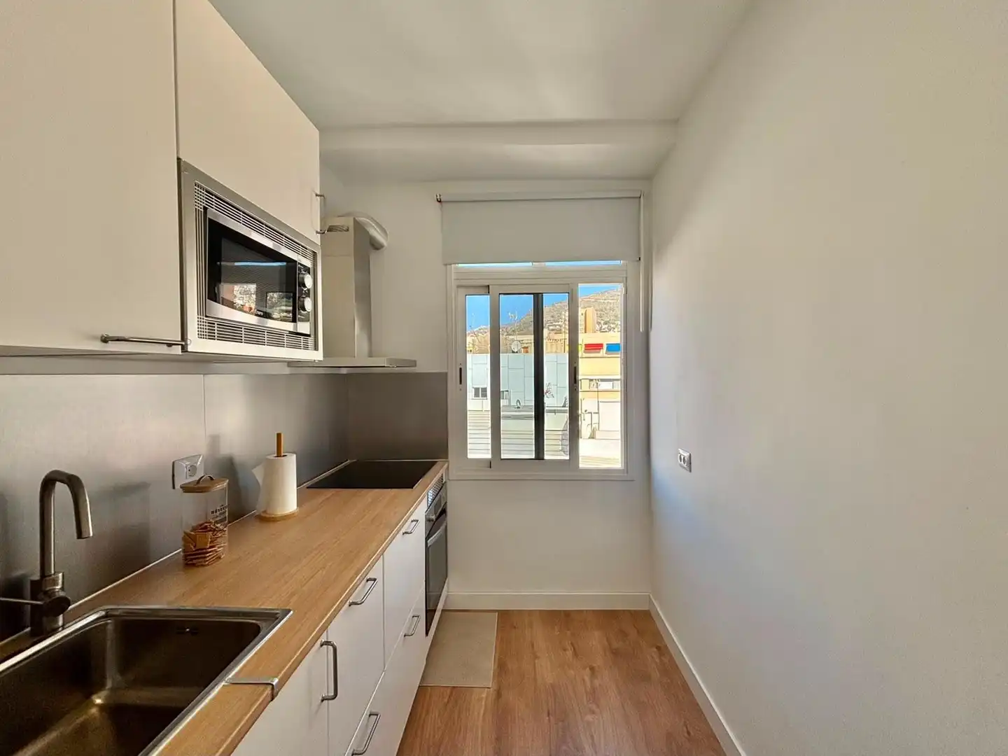 Cocina de Piso de alquiler en Santa Cruz de Tenerife con Parquet, Terraza y Amueblado