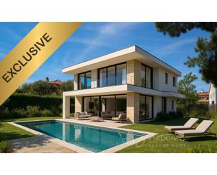 Exterior view of House or chalet for sale in Sant Cugat del Vallès  with Air Conditioner, Heating and Swimming Pool