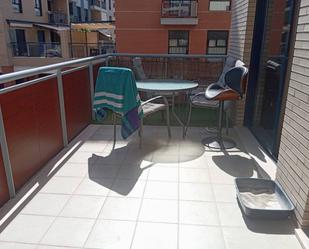 Balcony of Flat to rent in Castellón de la Plana / Castelló de la Plana  with Air Conditioner, Private garden and Parquet flooring