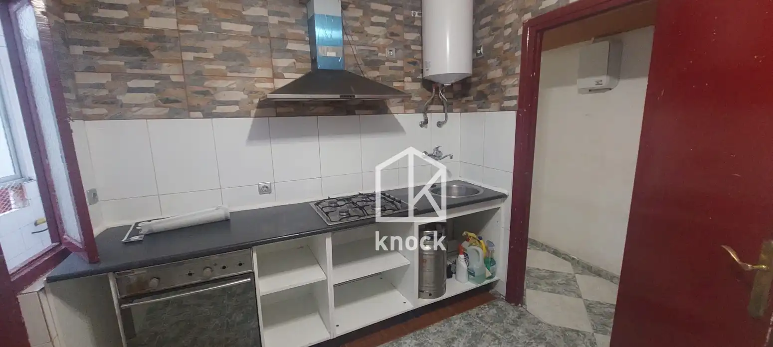Kitchen of Flat for sale in Avilés  with Terrace and Furnished