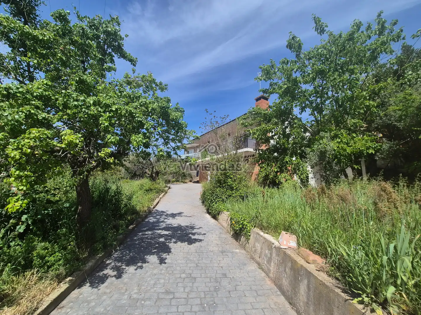 Vista exterior de Casa o chalet en venta en Vallirana con Jardín privado, Parquet y Terraza