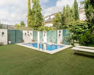 Garden of House or chalet for sale in  Madrid Capital  with Air Conditioner, Heating and Private garden