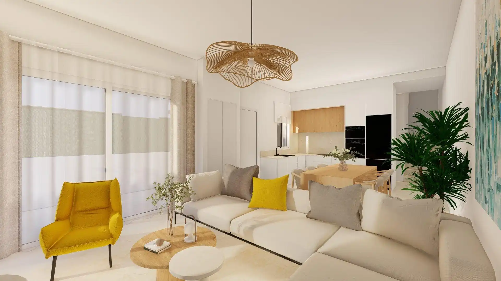 Sala de estar de Casa o chalet en venta en Los Alcázares con Calefacción, Jardín privado y Terraza