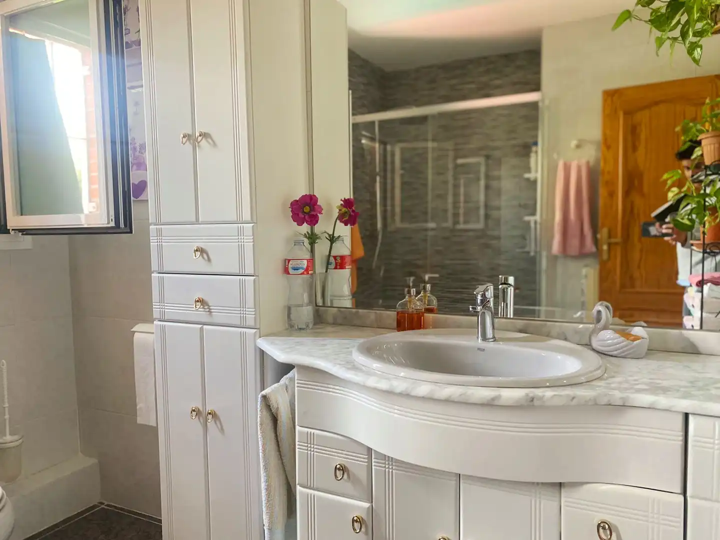 Badezimmer von Haus oder Chalet zum Verkauf in Casarrubios del Monte mit Klimaanlage, Heizung und Schwimmbad