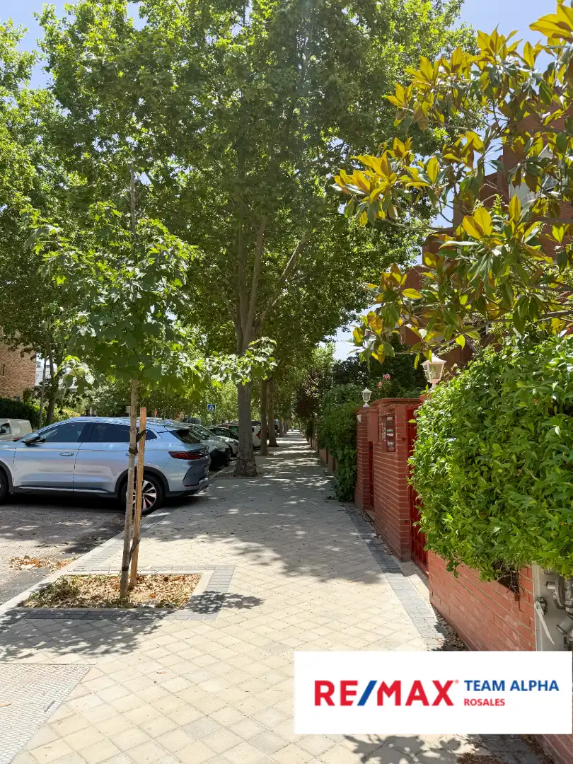 Vista exterior de Casa o chalet en venta en Madrid con Aire acondicionado, Calefacción y Jardín privado