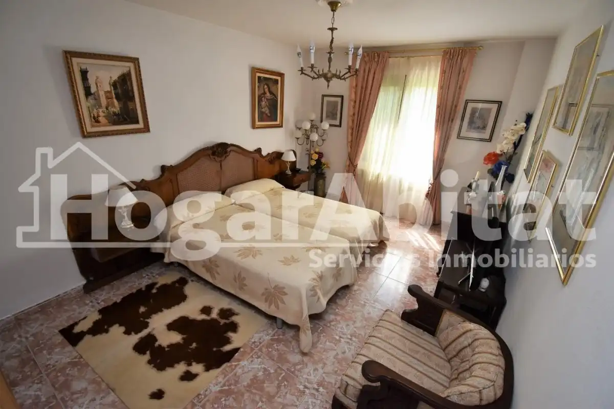 Dormitori de Casa o xalet en venda en Burriana / Borriana amb Calefacció, Jardí privat i Terrassa