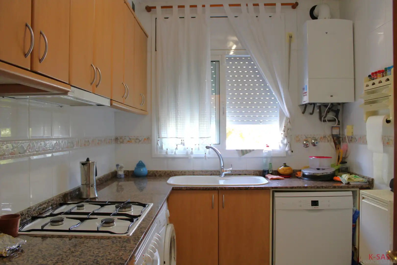 Kitchen of Flat for sale in Cunit  with Heating, Private garden and Terrace
