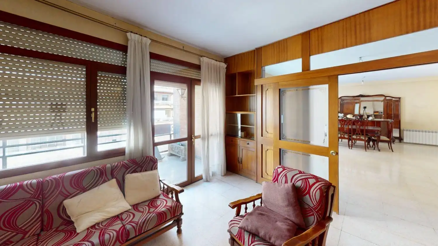 Sala de estar de Piso en venta en Sevilla con Calefacción, Terraza y Trastero