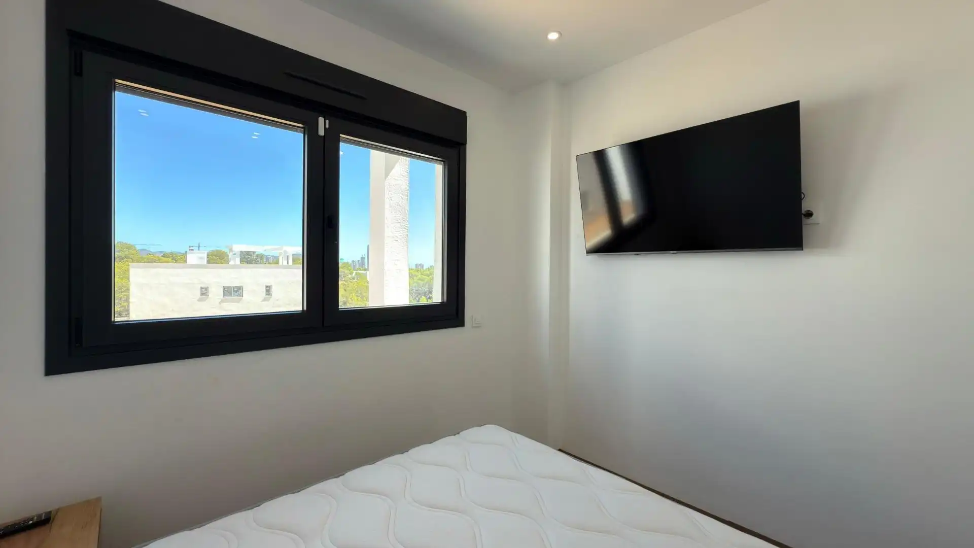 Schlafzimmer von Dachboden zum Verkauf in Finestrat mit Klimaanlage, Terrasse und Gemeinschaftspool