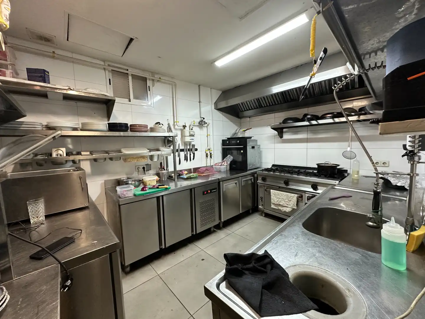 Cocina de Local en traspaso en Madrid con Aire acondicionado y Amueblado