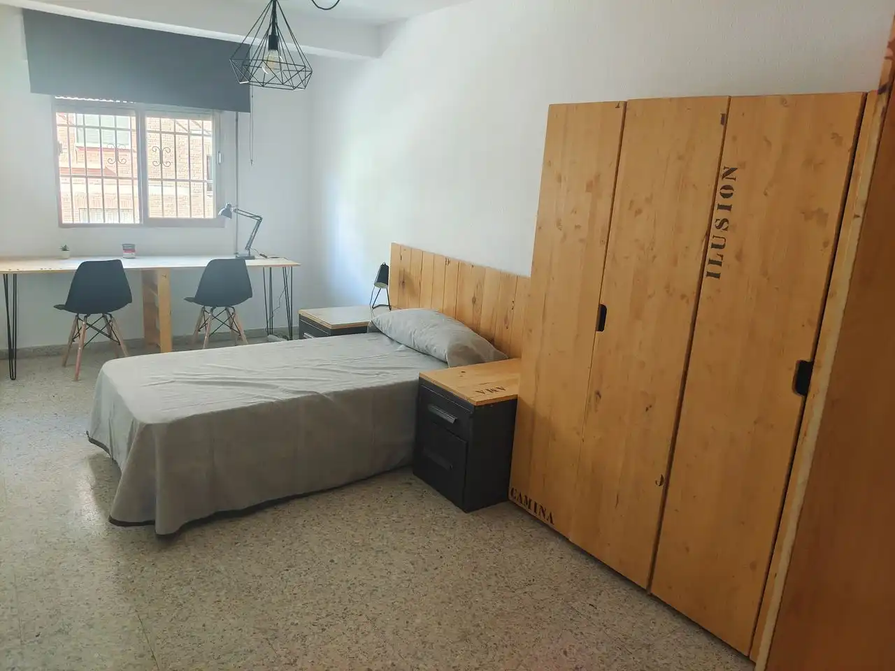 Bedroom of Flat for rent in Granada  with Furnished, Oven and Microwave