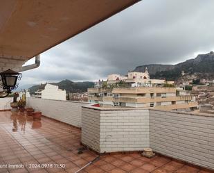 Vista exterior de Àtic en venda en Xàtiva amb Terrassa