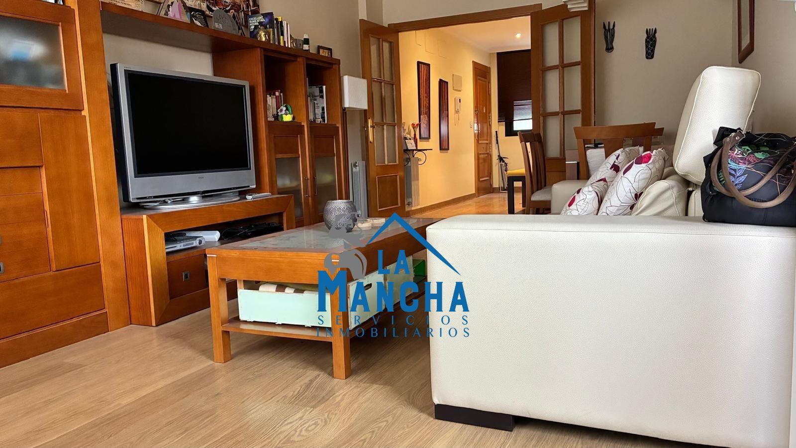 Living room of Flat for sale in  Albacete Capital  with Air Conditioner, Heating and Private garden