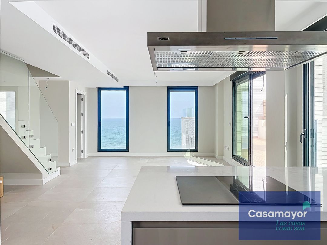 Kitchen of Attic for sale in El Campello  with Air Conditioner, Terrace and Storage room