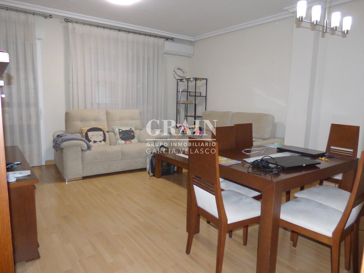 Sala de estar de Apartamento en venta en  Albacete Capital con Aire acondicionado, Calefacción y Terraza