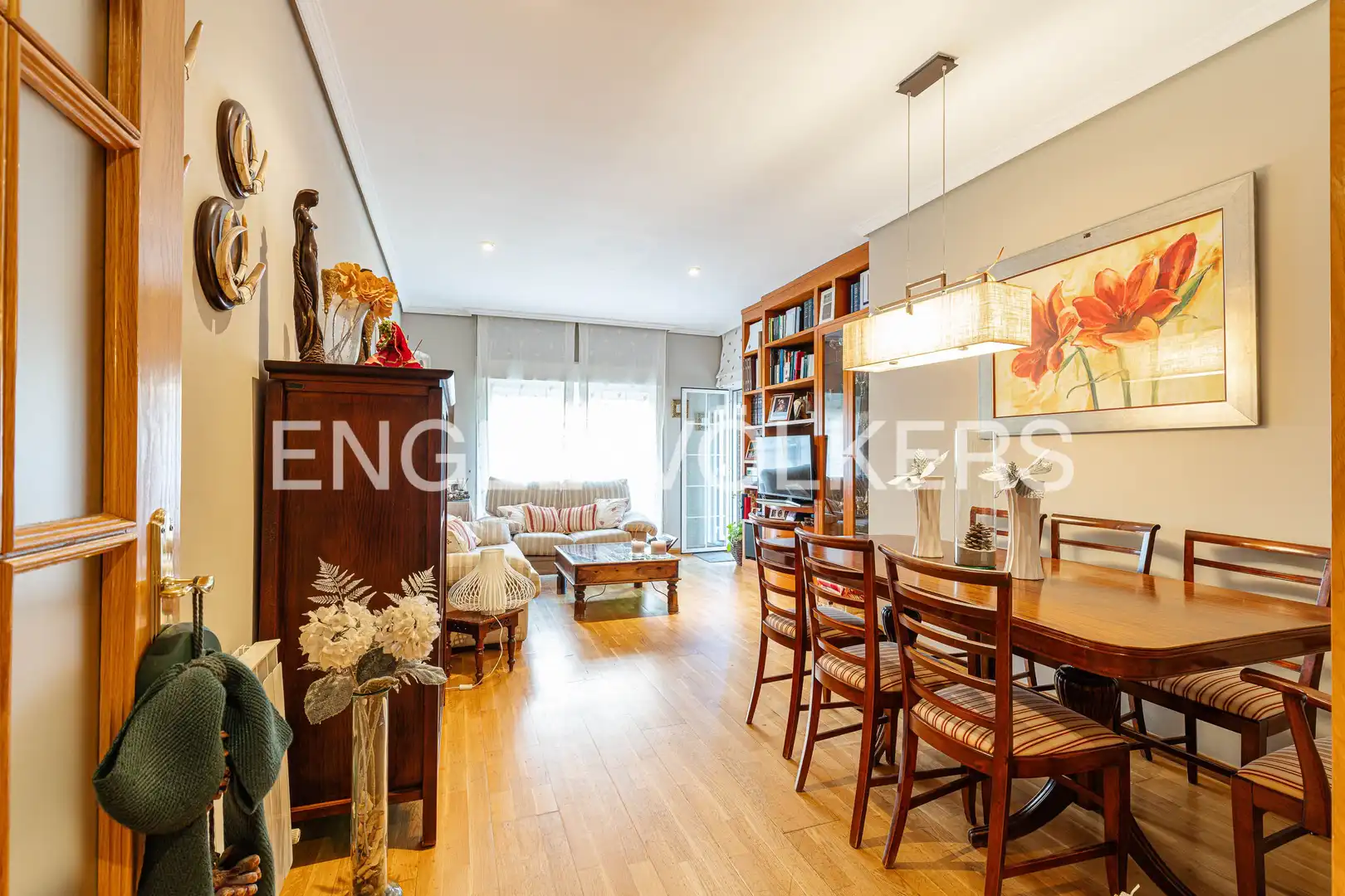 Wohnzimmer von Wohnung zum Verkauf in Majadahonda mit Heizung, Privatgarten und Parkett