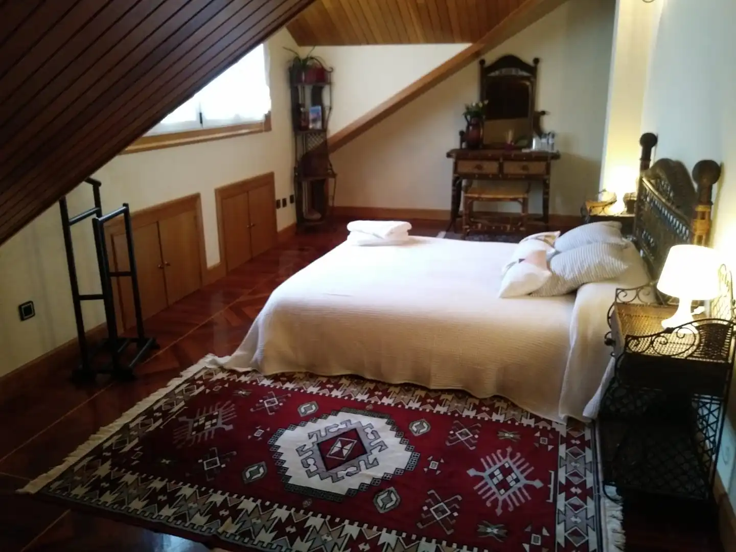 Schlafzimmer von Haus oder Chalet zur Miete in Castro-Urdiales mit Heizung, Privatgarten und Terrasse