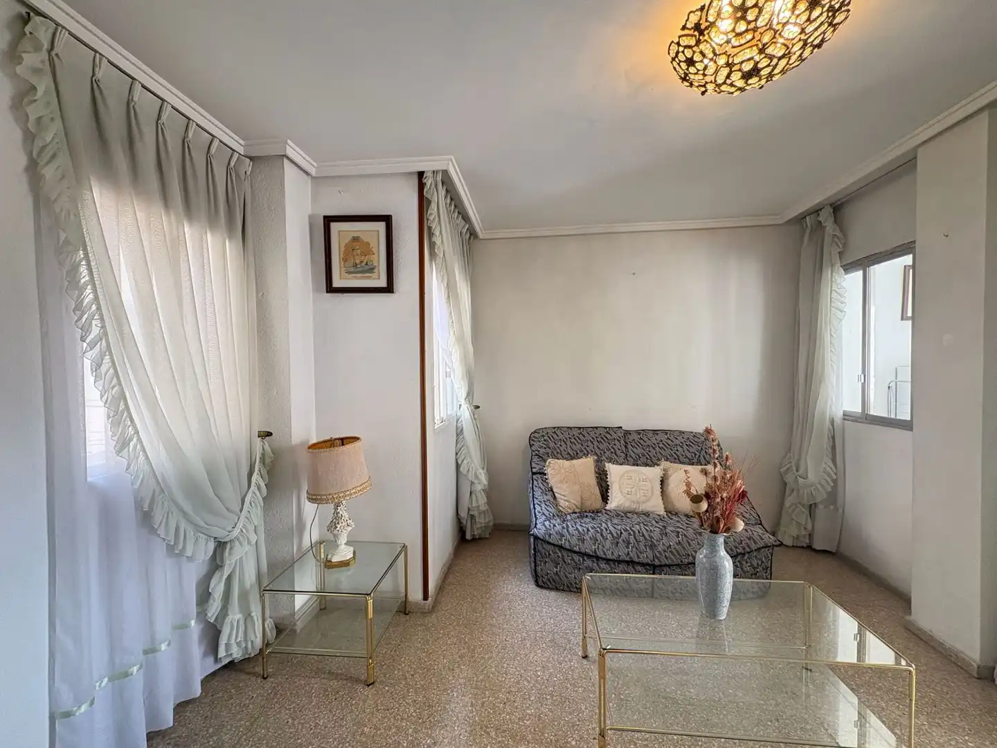 Sala de estar de Piso en venta en Alcoy / Alcoi con Trastero y Amueblado