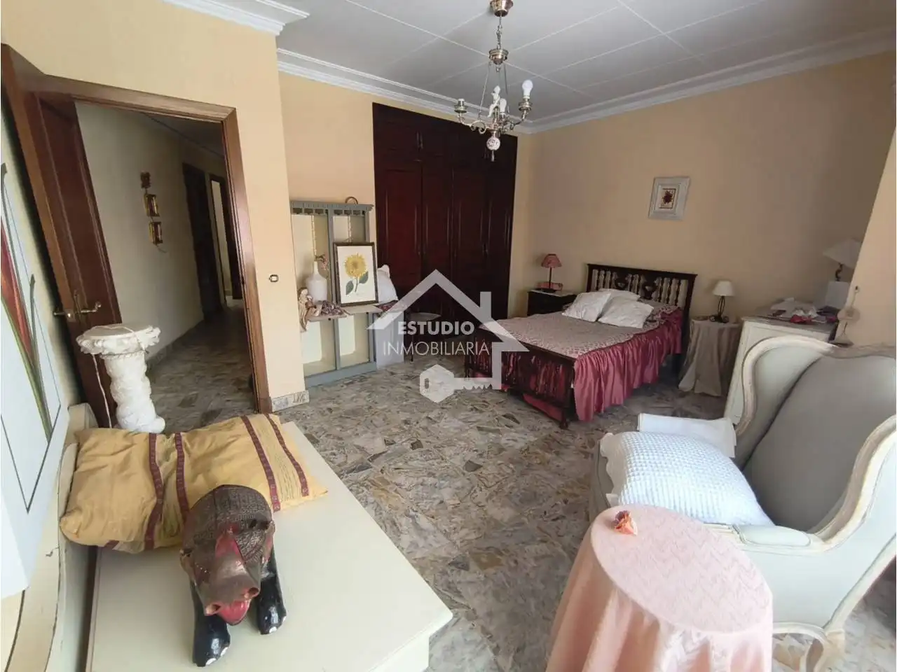 Schlafzimmer von Wohnung zum Verkauf in Navarrete mit Heizung, Terrasse und Abstellraum