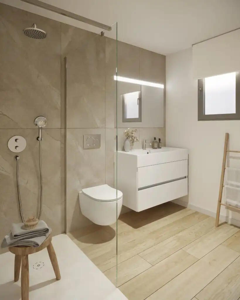 Bany de Apartament en venda en Marbella amb Aire condicionat, Terrassa i Piscina