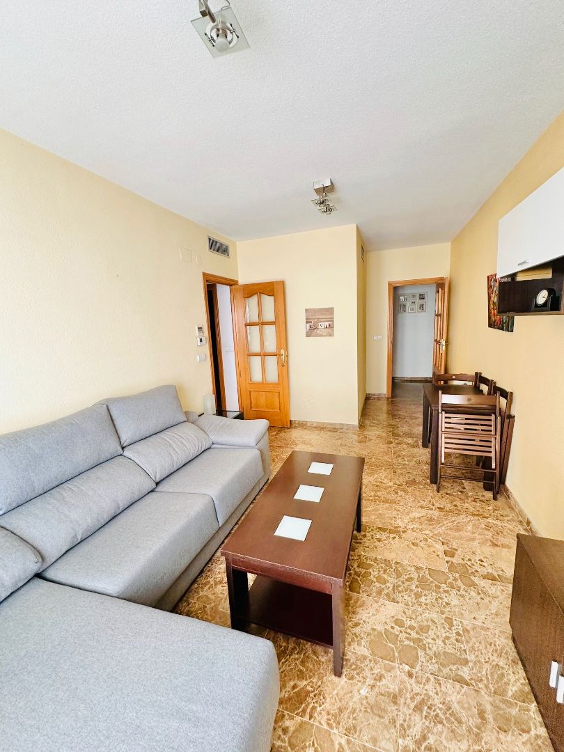 Living room of Flat to rent in  Granada Capital  with Air Conditioner, Heating and Parquet flooring