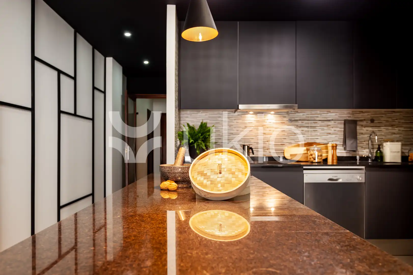 Cuina de Apartament de lloguer en Barcelona amb Aire condicionat, Calefacció i Terrassa