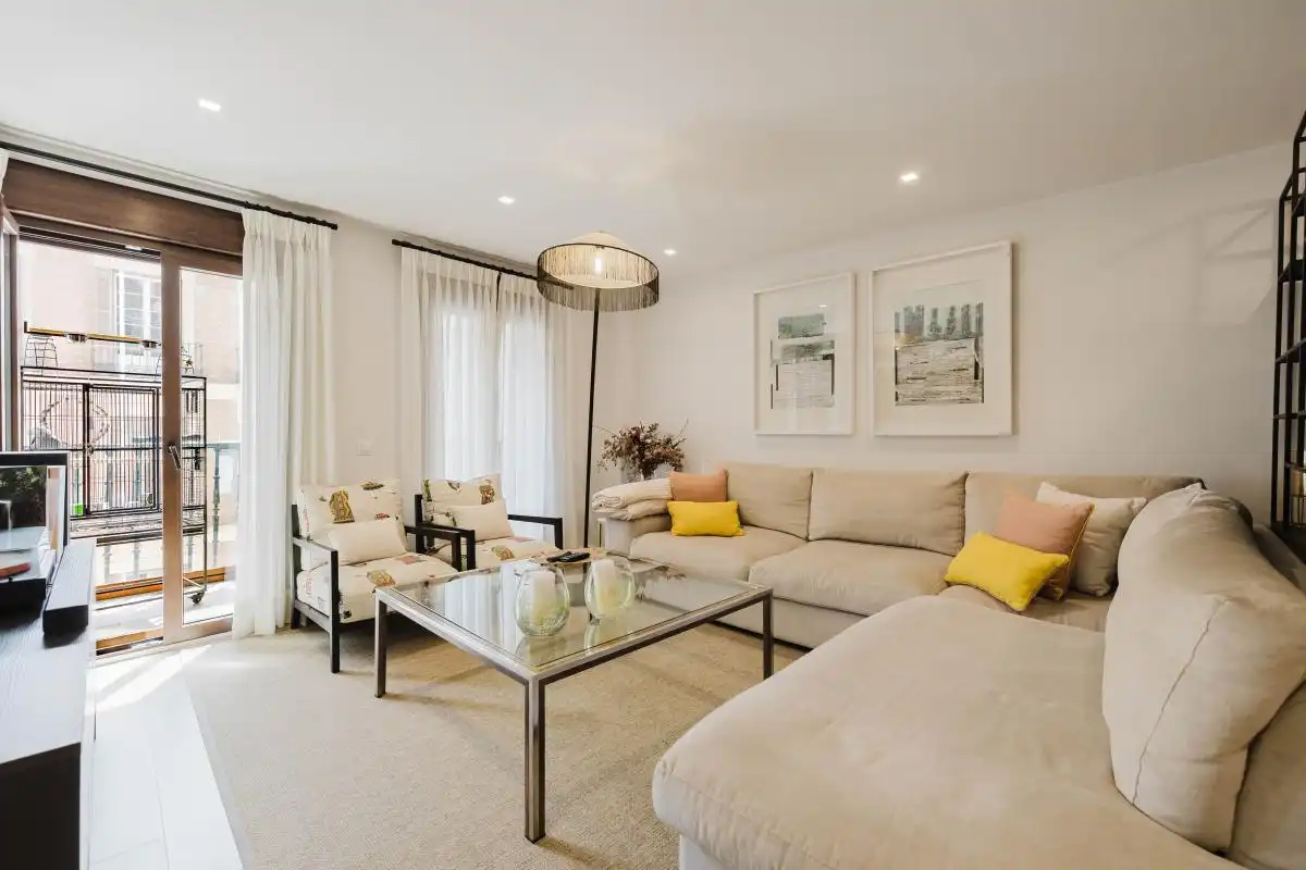 Living room of Flat for sale in Málaga  with Air Conditioner, Heating and Terrace