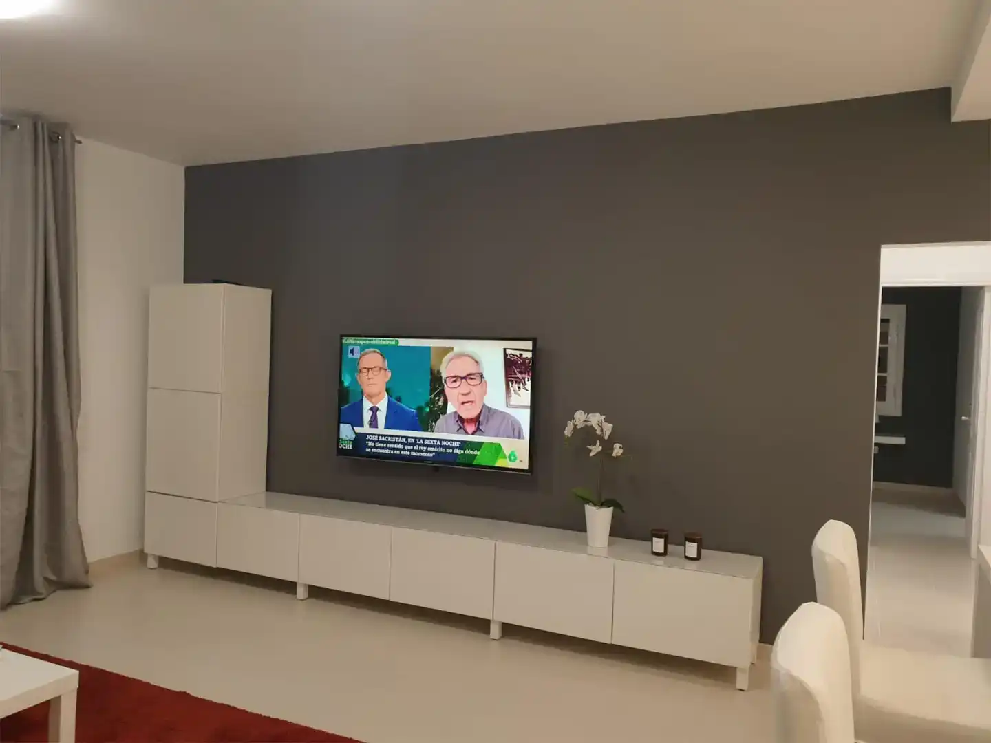 Wohnzimmer von Wohnungen zur Miete in Adeje mit Schwimmbad und Balkon