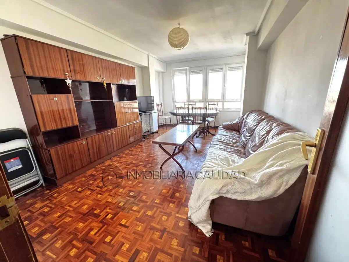 Living room of Flat for rent in Burgos  with Heating, Terrace and Furnished