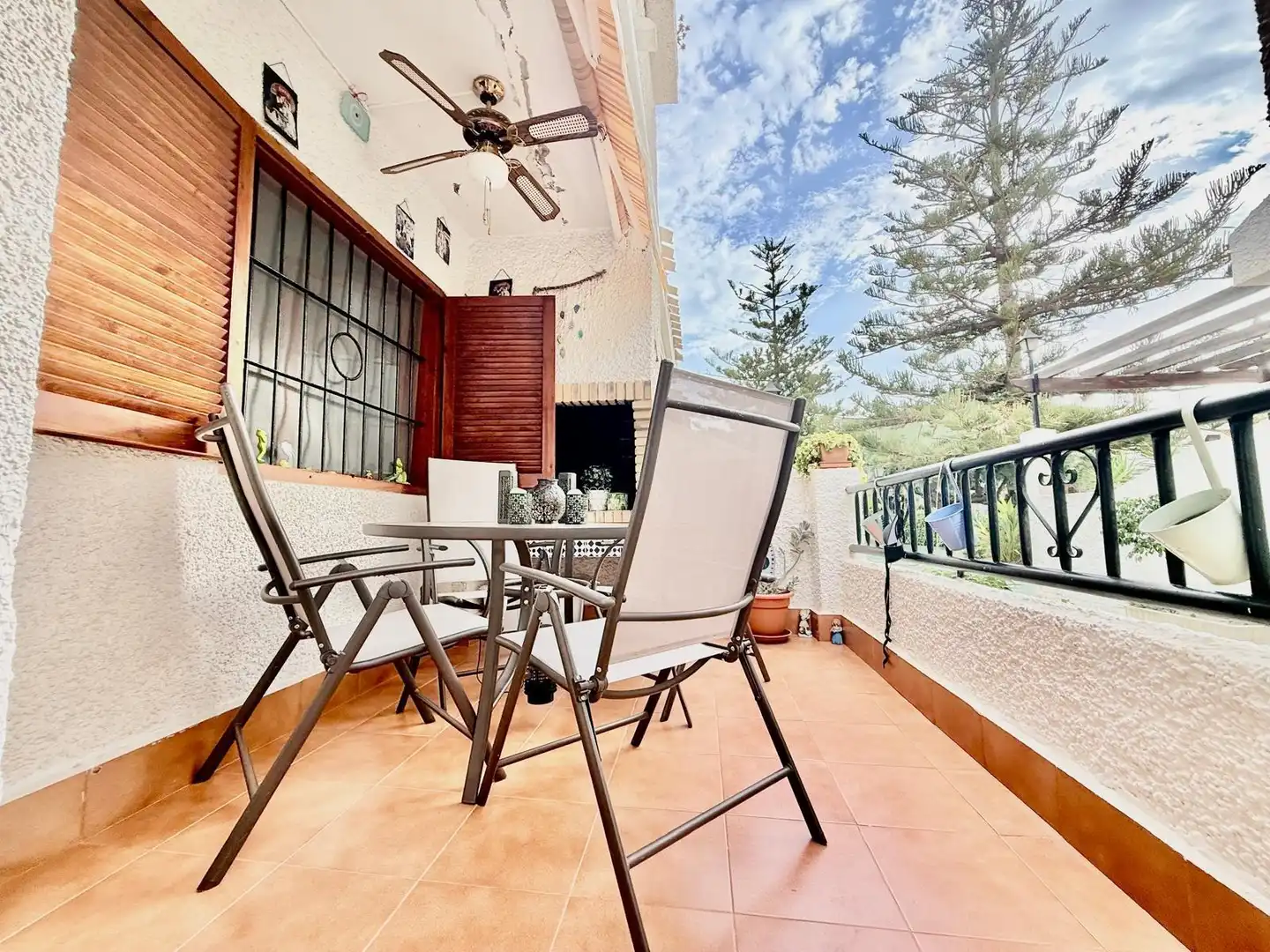 Terrassa de Casa adosada en venda en San Pedro del Pinatar amb Aire condicionat, Calefacció i Jardí privat