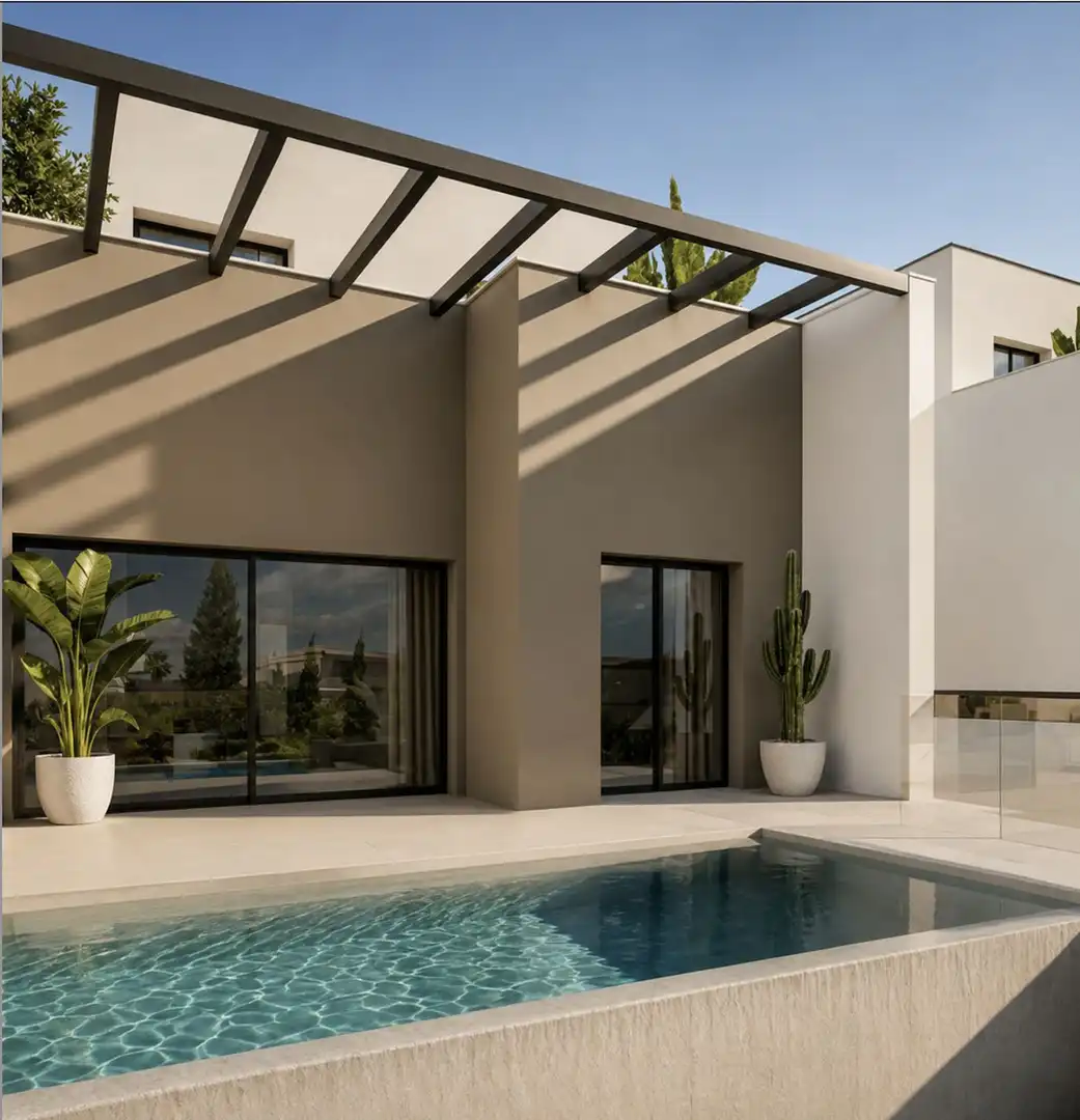 Terrassa de Casa o xalet en venda en Manilva amb Aire condicionat, Jardí privat i Terrassa