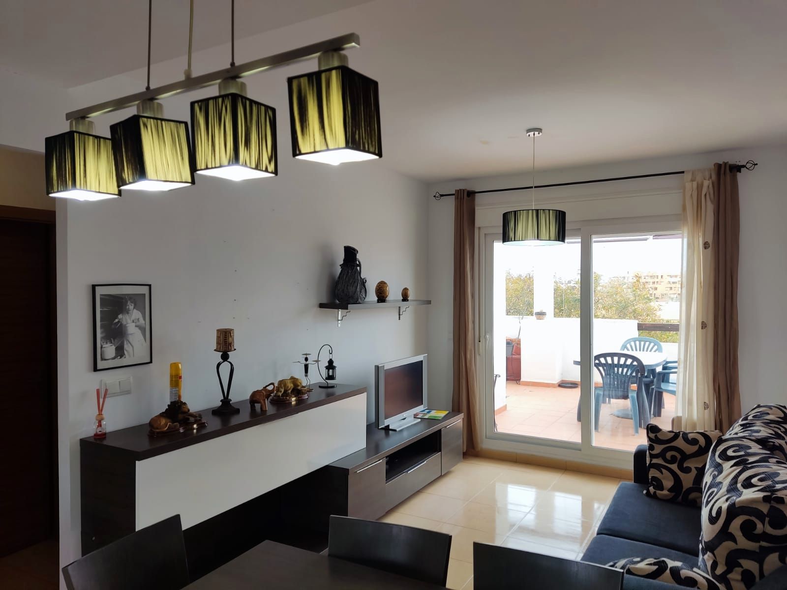 Sala de estar de Piso de alquiler en Torre-Pacheco con Aire acondicionado, Terraza y Amueblado