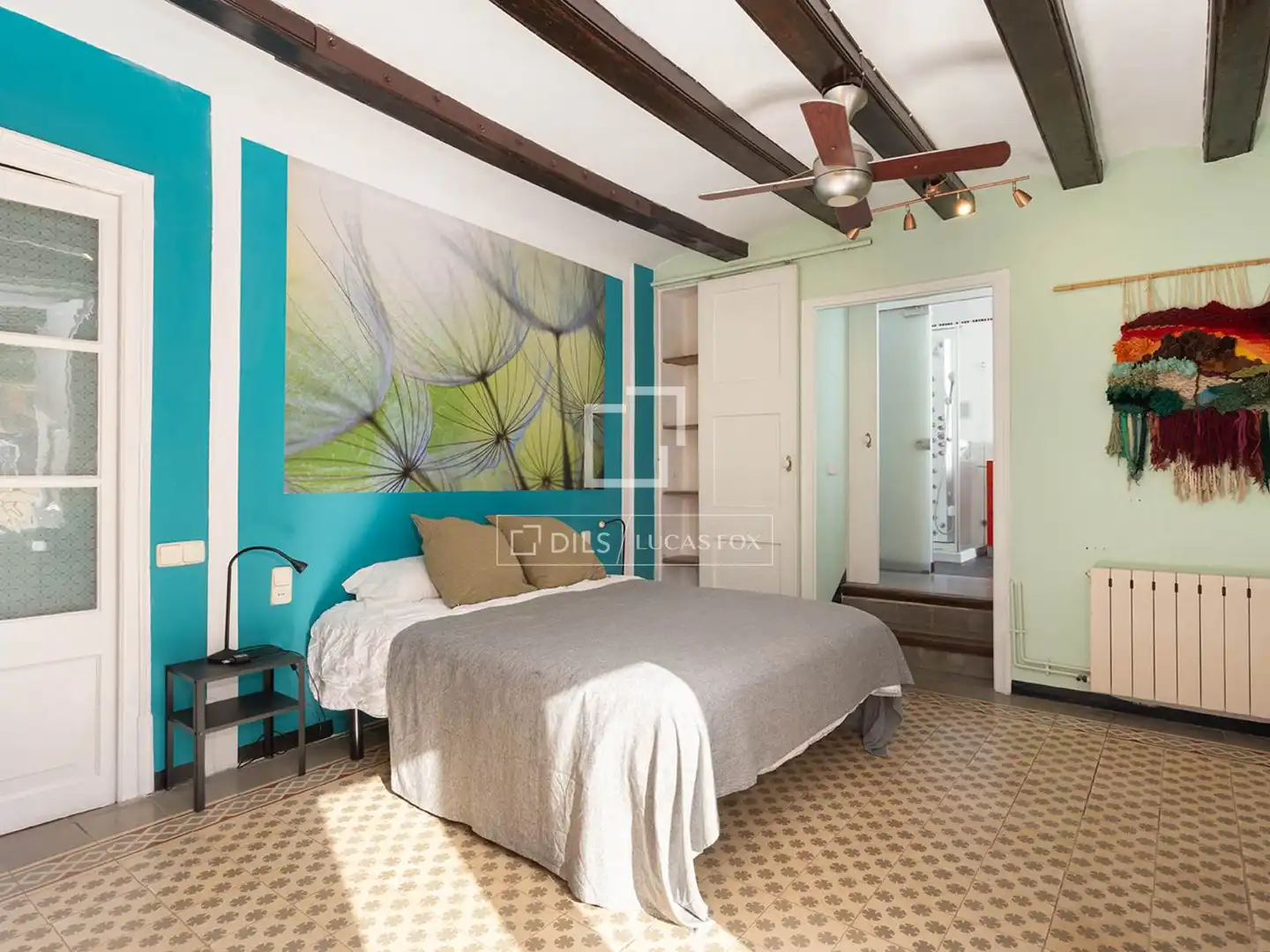 Bedroom of Flat for sale in Barcelona  with Air Conditioner, Terrace and Balcony