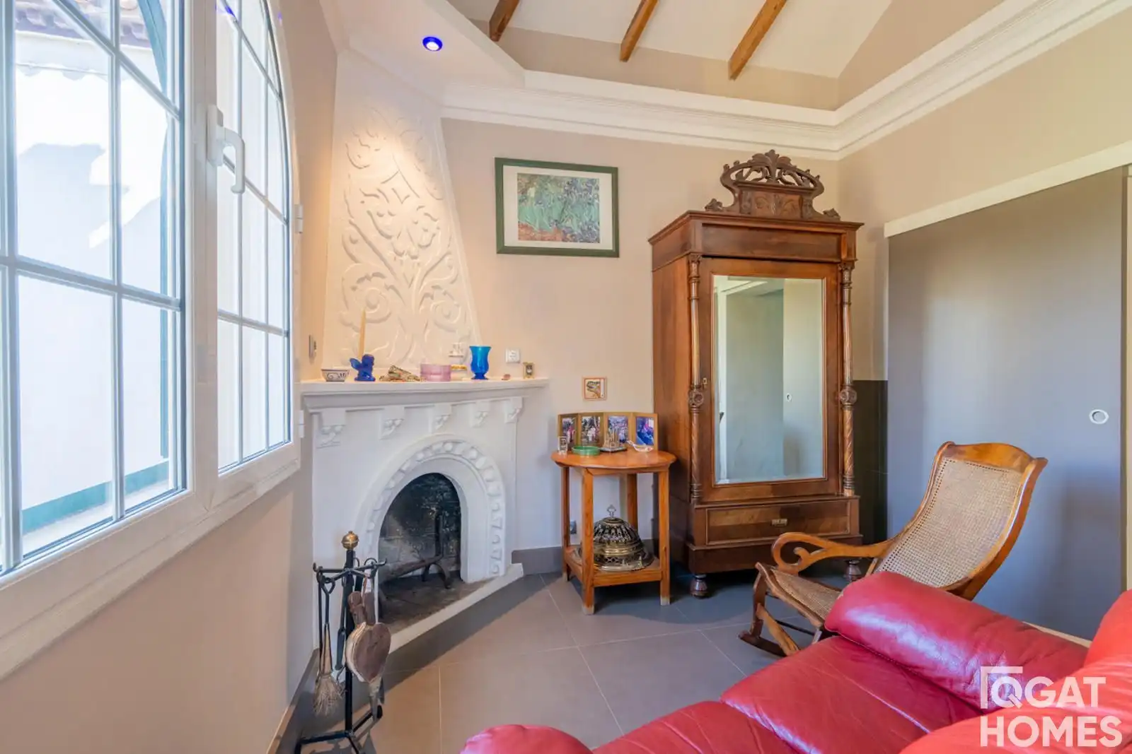Sala d'estar de Casa o xalet en venda en Sant Cugat del Vallès amb Aire condicionat, Calefacció i Terrassa