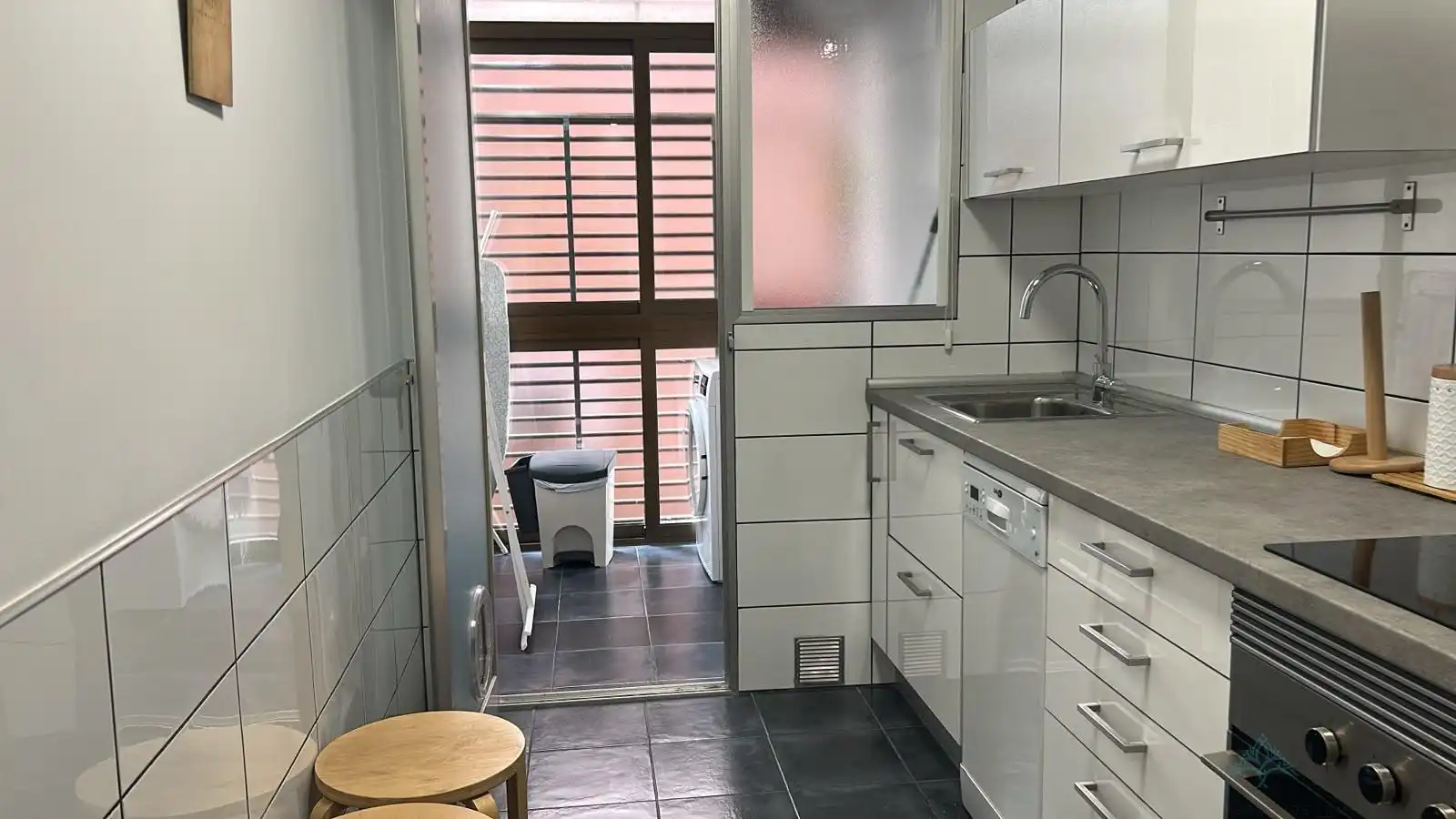 Kitchen of Flat for rent in Murcia  with Air Conditioner, Heating and Furnished