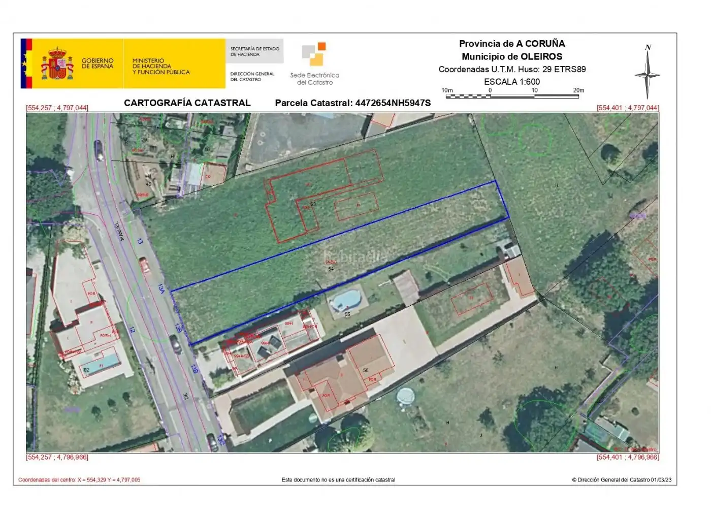 Residential land for sale in Rúa Manuel Murguía 13, imagen 2