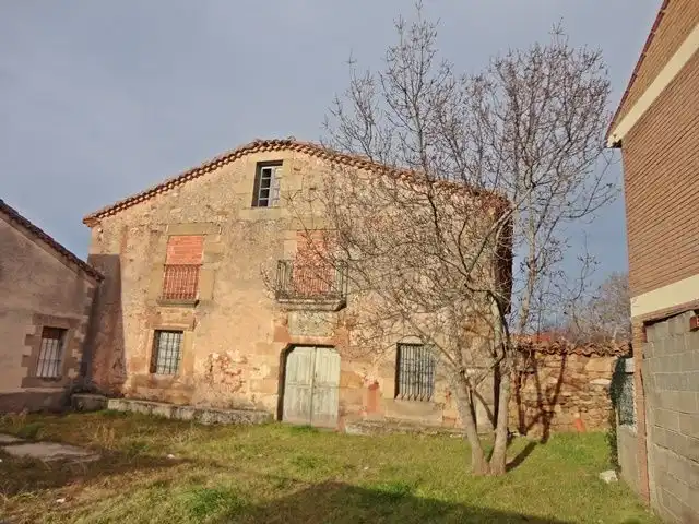Exterior view of Houses for sale in Barbadillo del Mercado  with Private garden