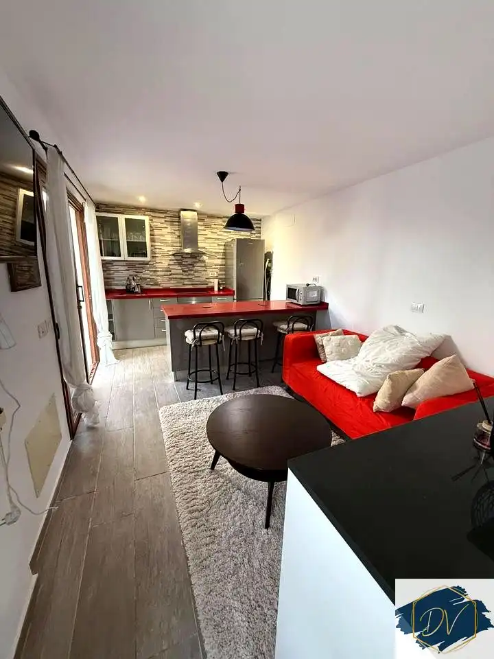 Cocina de Estudio de alquiler en El Rosario con Terraza y Amueblado