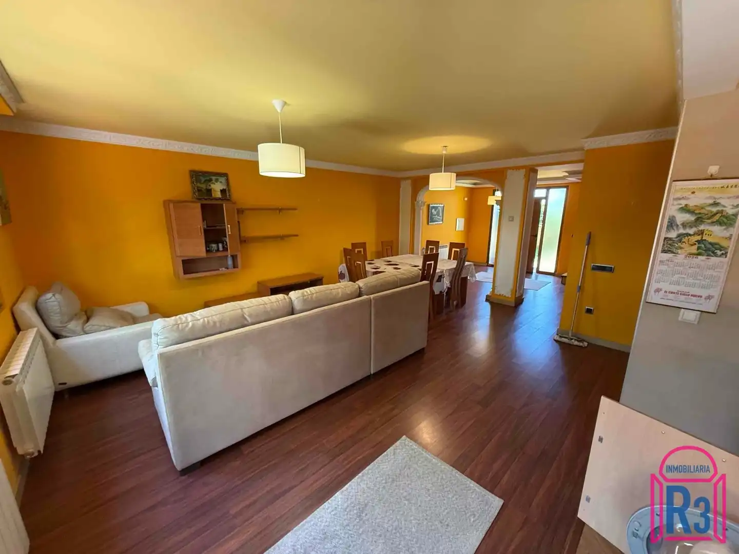 Living room of Houses for rent in Onzonilla  with Heating and Furnished