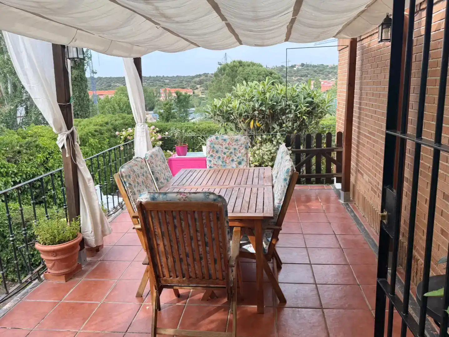 Terraza de Piso en venta en Las Rozas de Madrid con Aire acondicionado, Jardín privado y Parquet