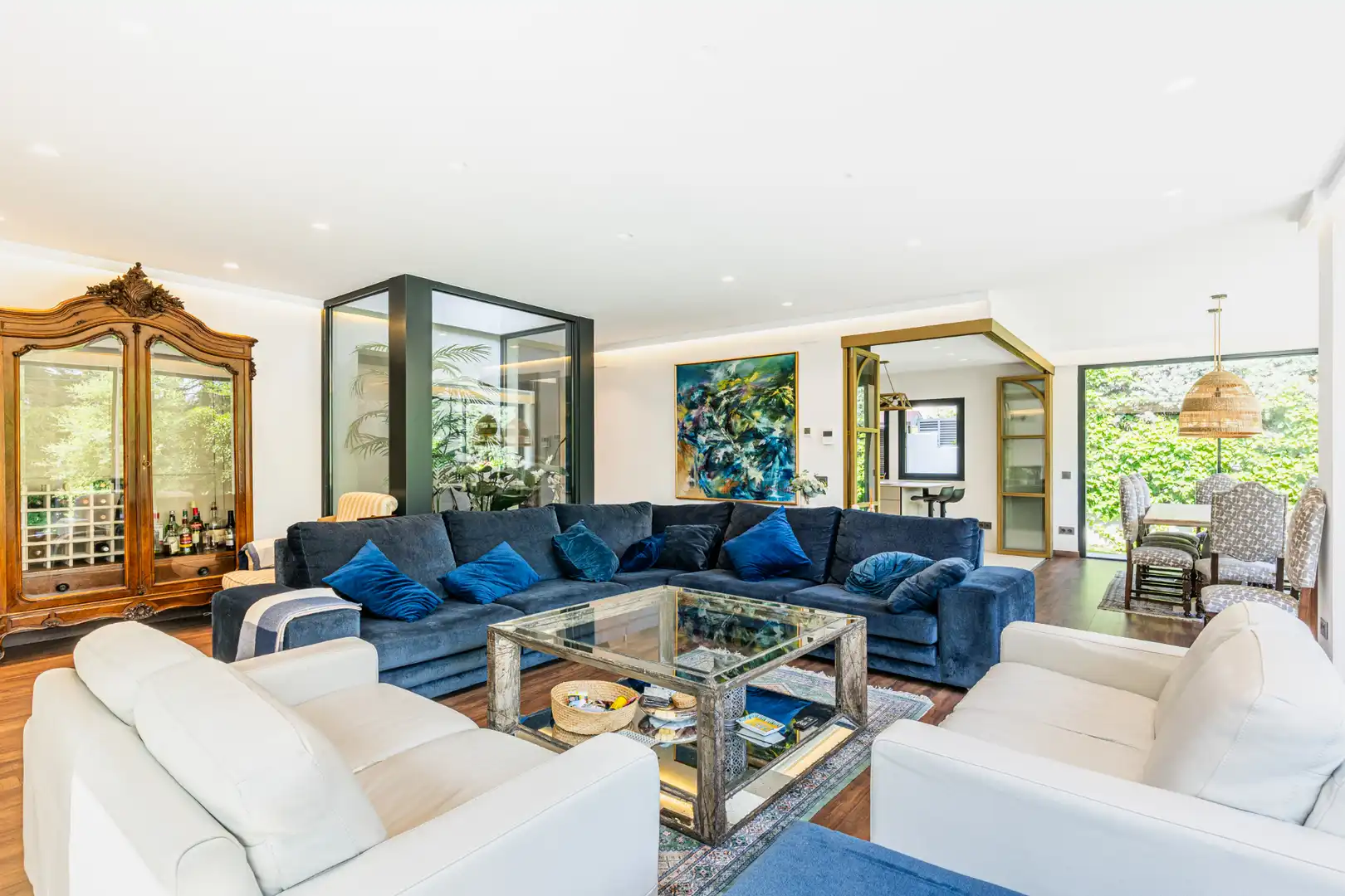 Living room of Houses for sale in Majadahonda  with Air Conditioner, Heating and Private garden