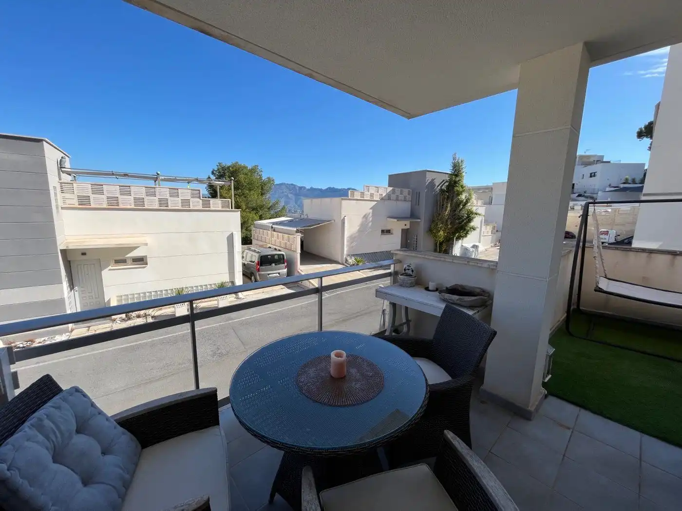 Terrassa de Casa o xalet en venda en L'Alfàs del Pi amb Aire condicionat, Jardí privat i Terrassa