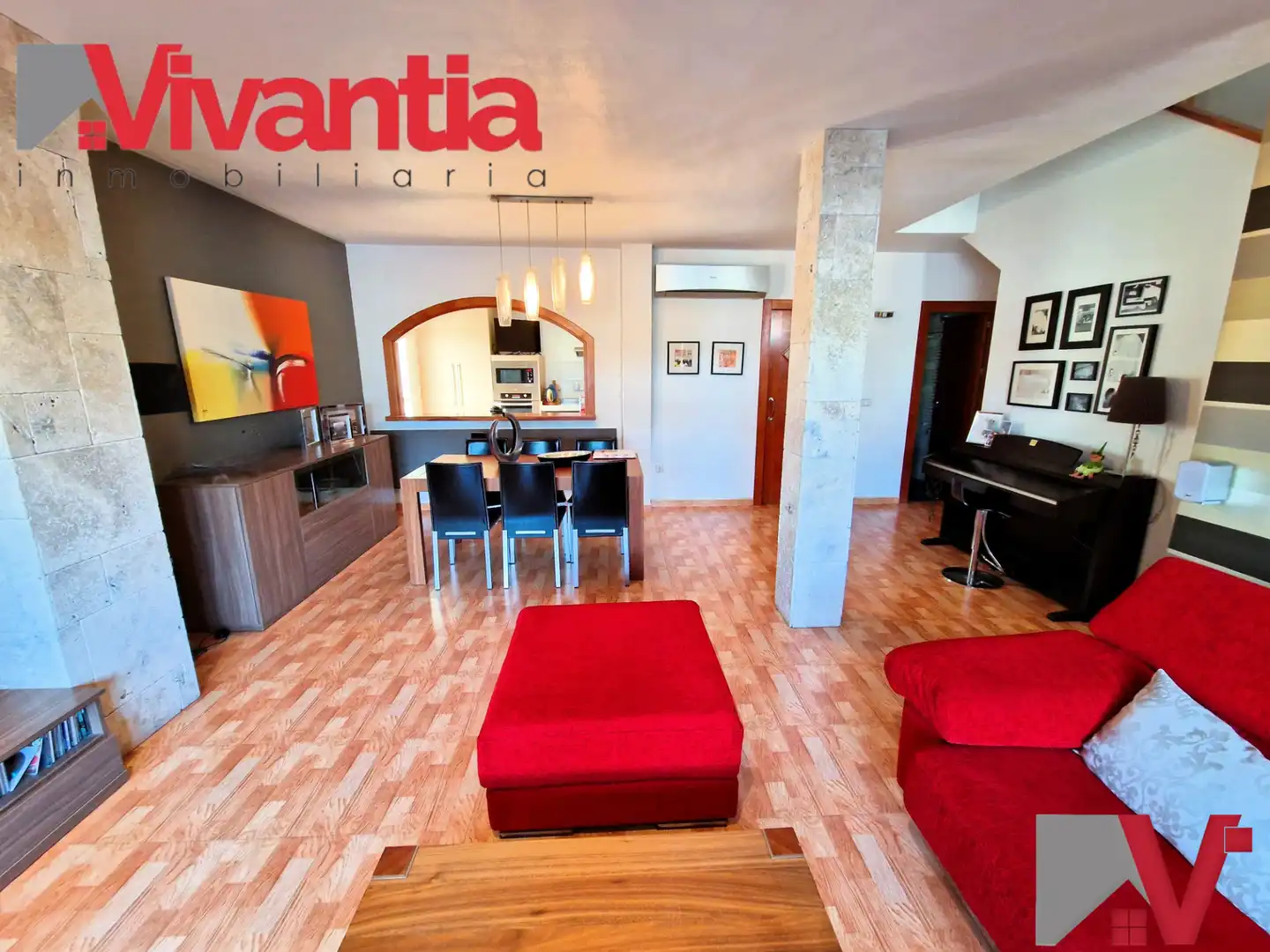 Living room of Duplexes for sale in Lorca  with Air Conditioner, Heating and Parquet flooring